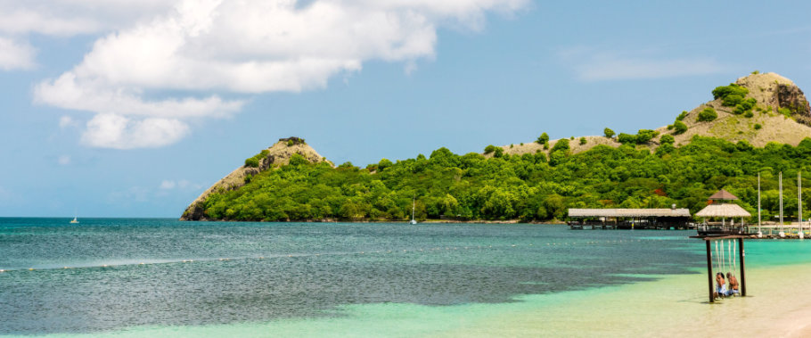 Sailing at Sandals Grande St. Lucian