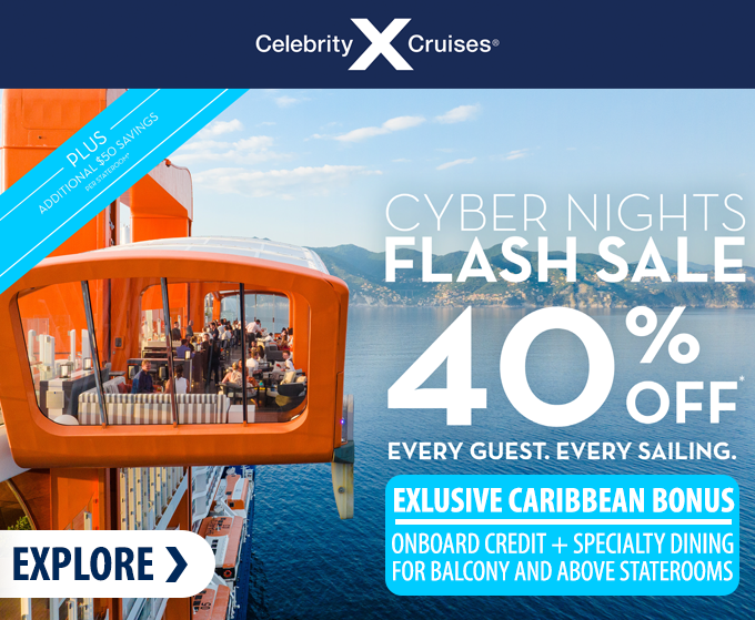 Limited Time Onboard Credit & More on Celebrity Cruises!