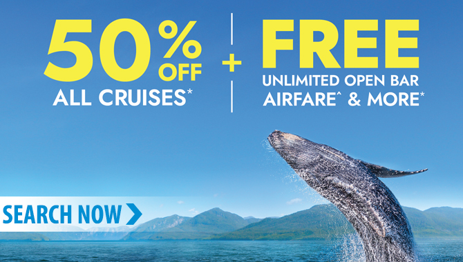 Cruise Norwegian, Get More Free - 50% OFF All Cruises & More!