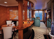 Aft-Facing Owner's Suite with Large Balcony