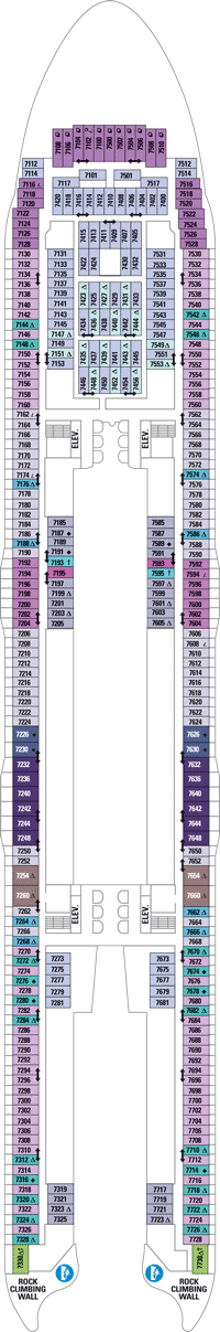 Allure of the Seas Deck Plans