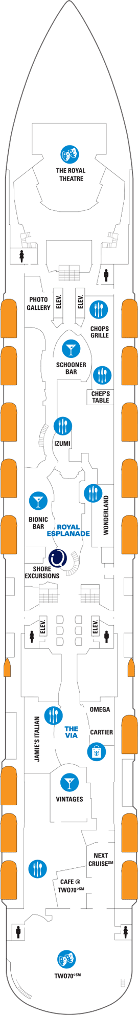 Ovation of the Seas Deck Plans