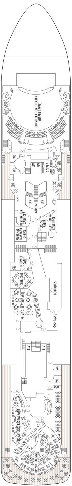 Seven Seas Voyager Deck Plans