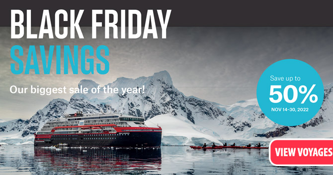 Hurtigruten Black Friday/Cyber Monday Offer