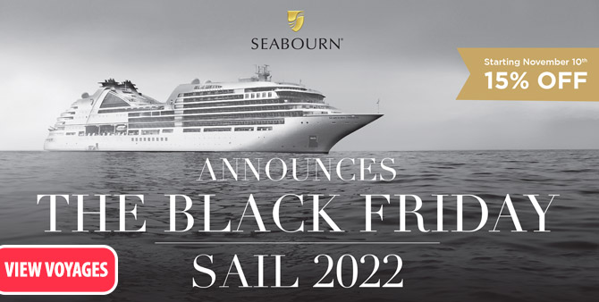 Seabourn Black Friday/Cyber Monday Offer