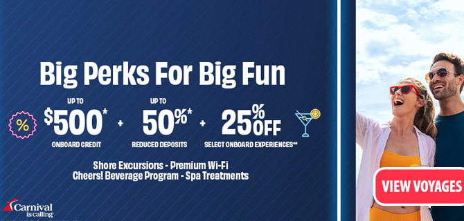 Carnival Black Friday/Cyber Monday Offer