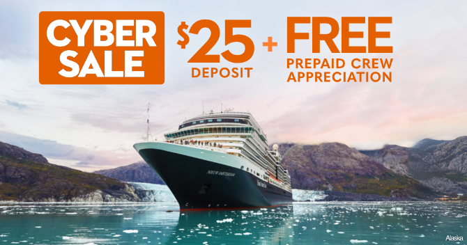 Holland America Black Friday/Cyber Monday Offer