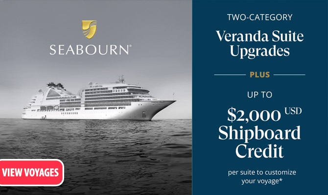 Seabourn Black Friday/Cyber Monday Offer