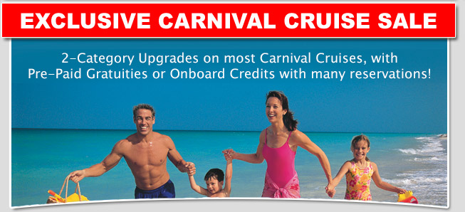 carnival cruise specials