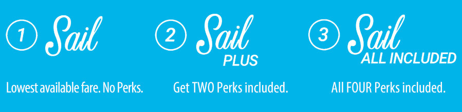 Sail, Sail Plus or Sail All Included!