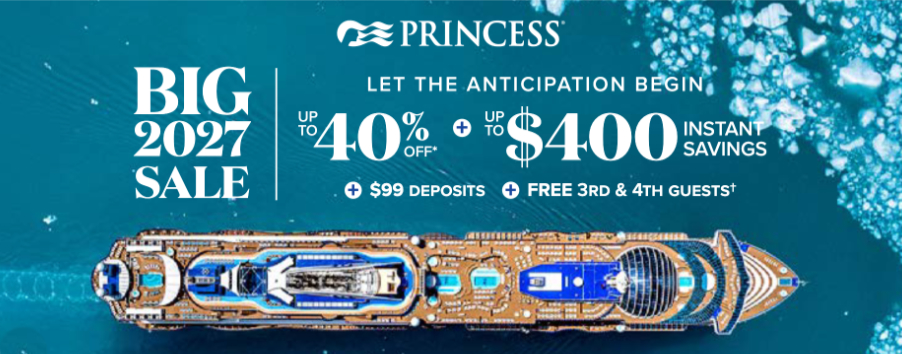 Princess Cruises - Big 2027 Sale!