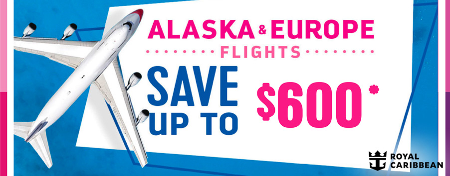 Royal Caribbean - Save up to $500 on Europe Flights!