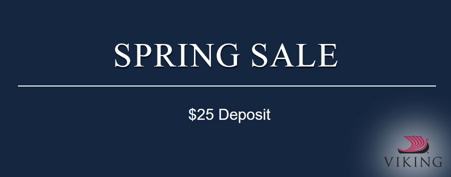 Viking River Cruises - $25 Deposits!