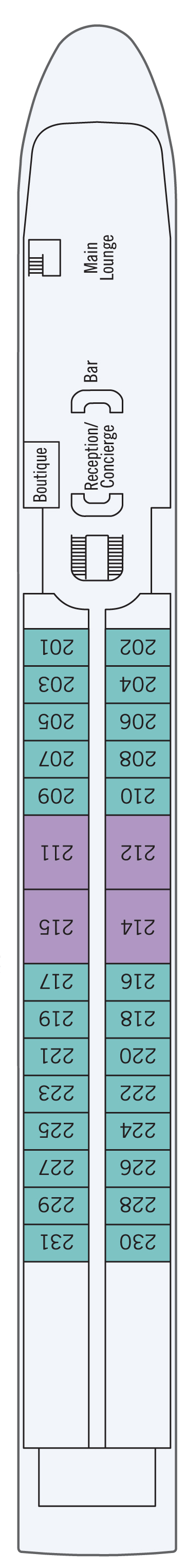 River Ambassador Deck Plans