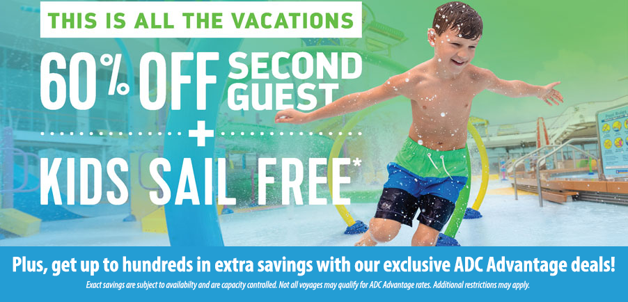 Royal Caribbean Cruise Sale - 60% Off Second Guest & More!